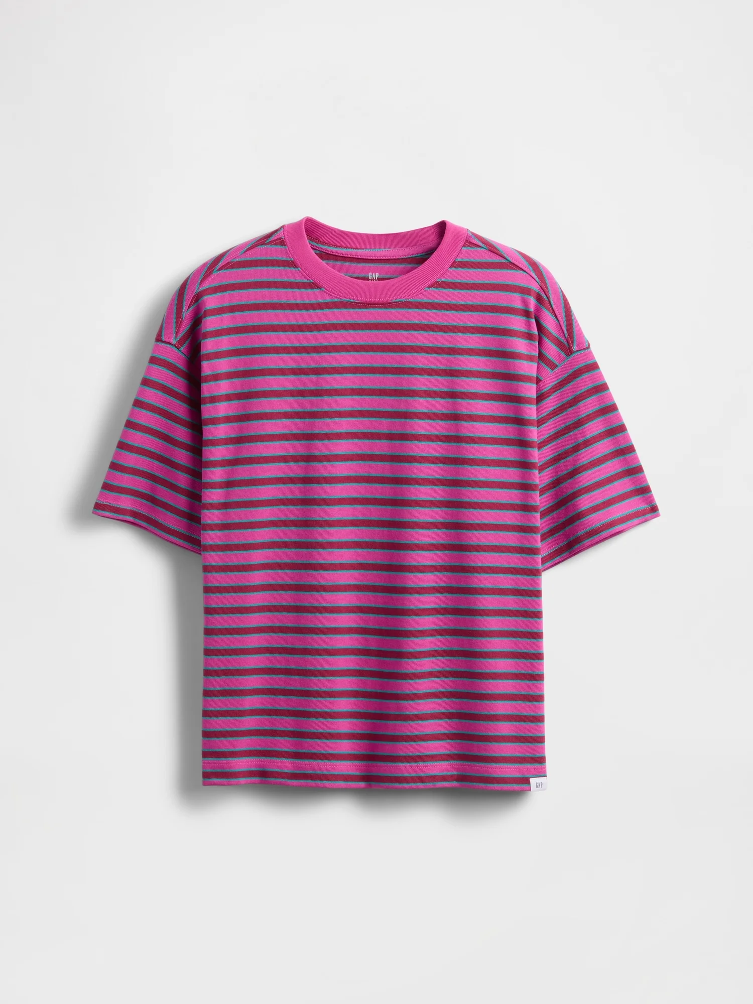 Φωτογραφία προϊόντος: GAP Παιδική Heavyweight Μπλούζα Pink stripe