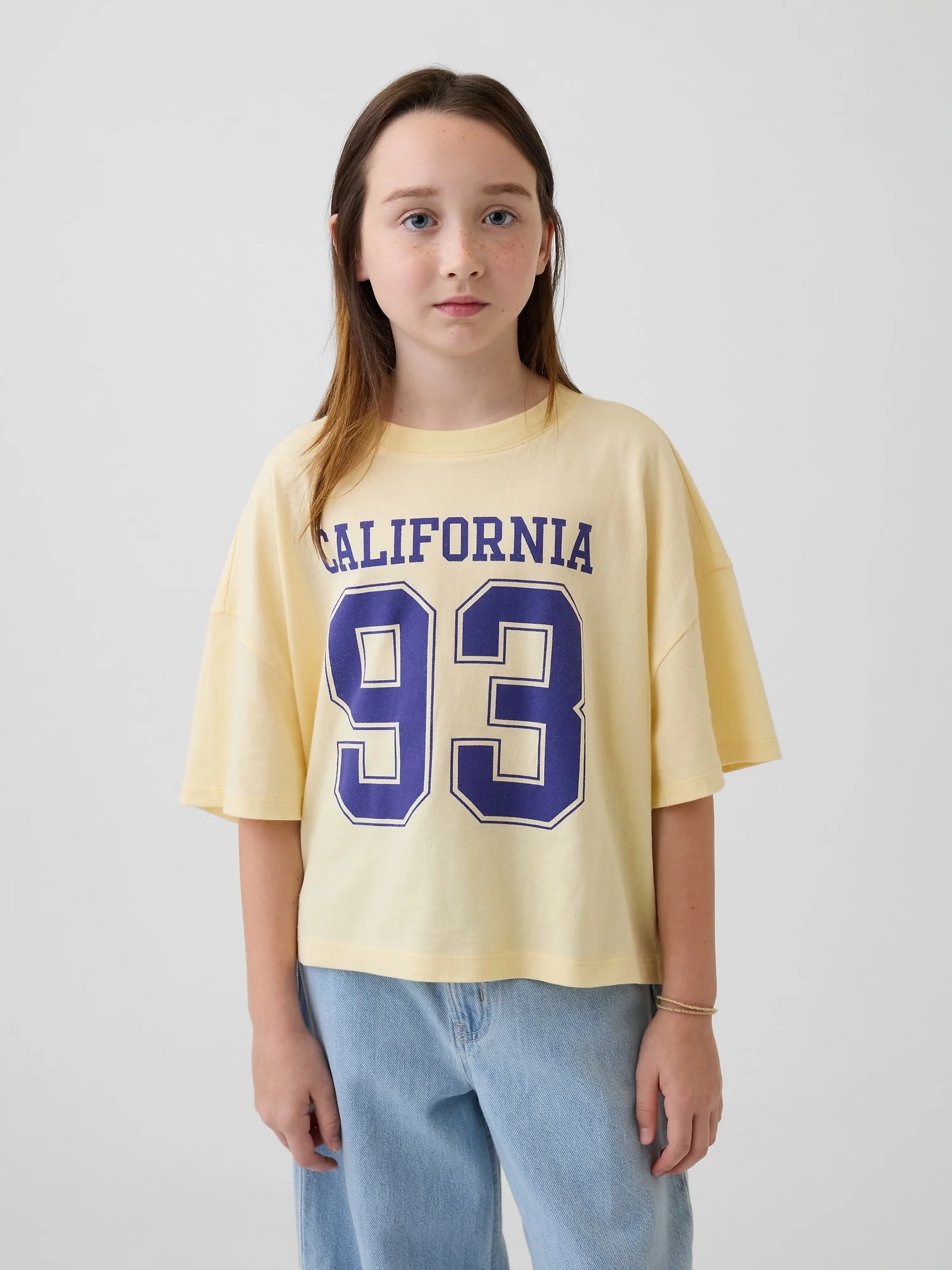 Φωτογραφία προϊόντος: GAP Παιδική Oversized State Graphic Μπλούζα Maize yellow