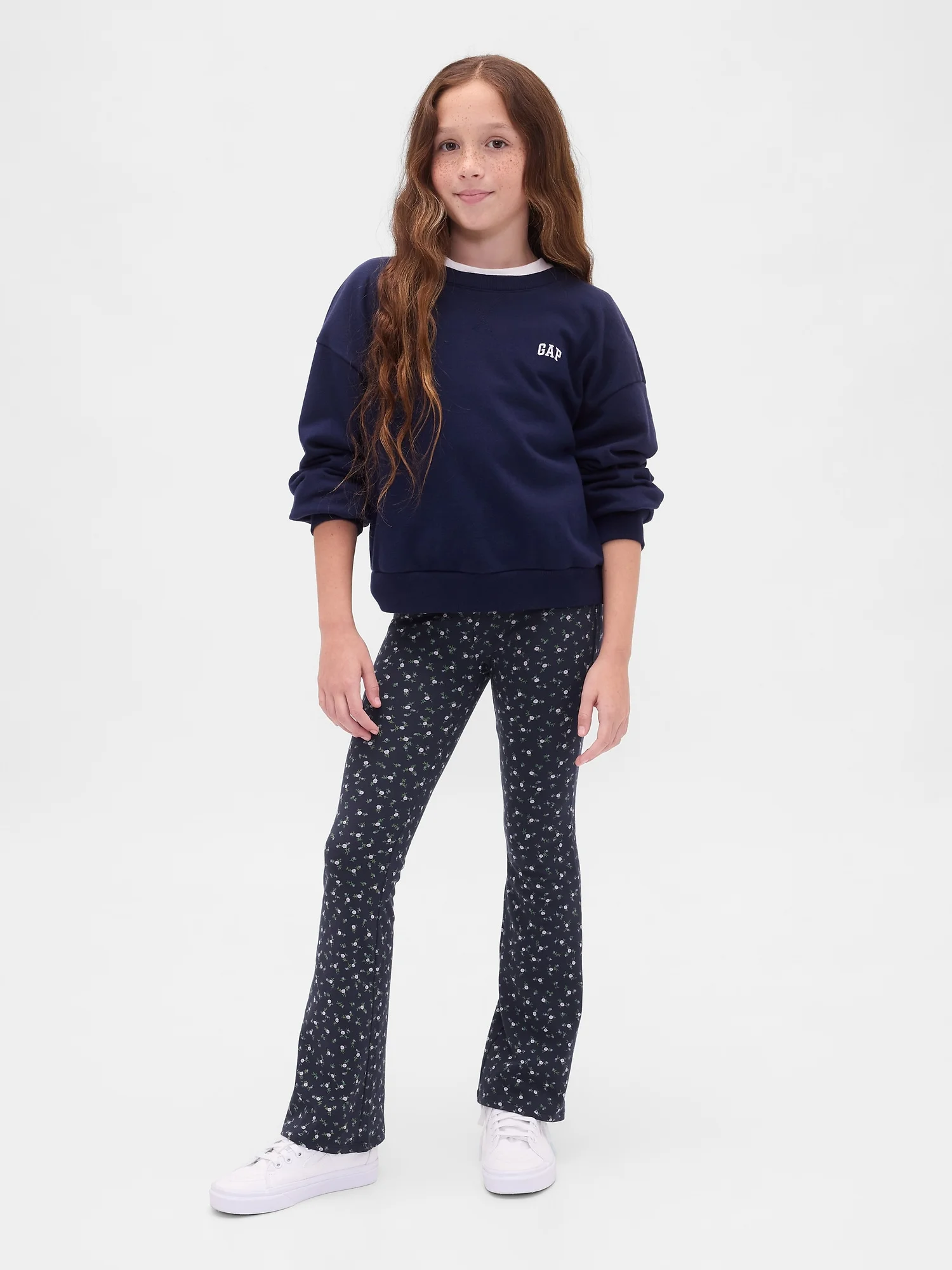Φωτογραφία προϊόντος: GAP Παιδικό Flare Κολάν Blue floral
