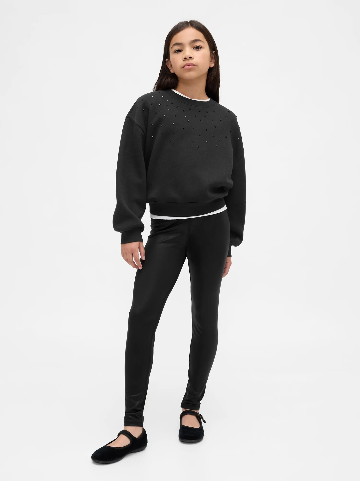 Φωτογραφία προϊόντος: GAP Παιδικό Shine Κολάν Black shine