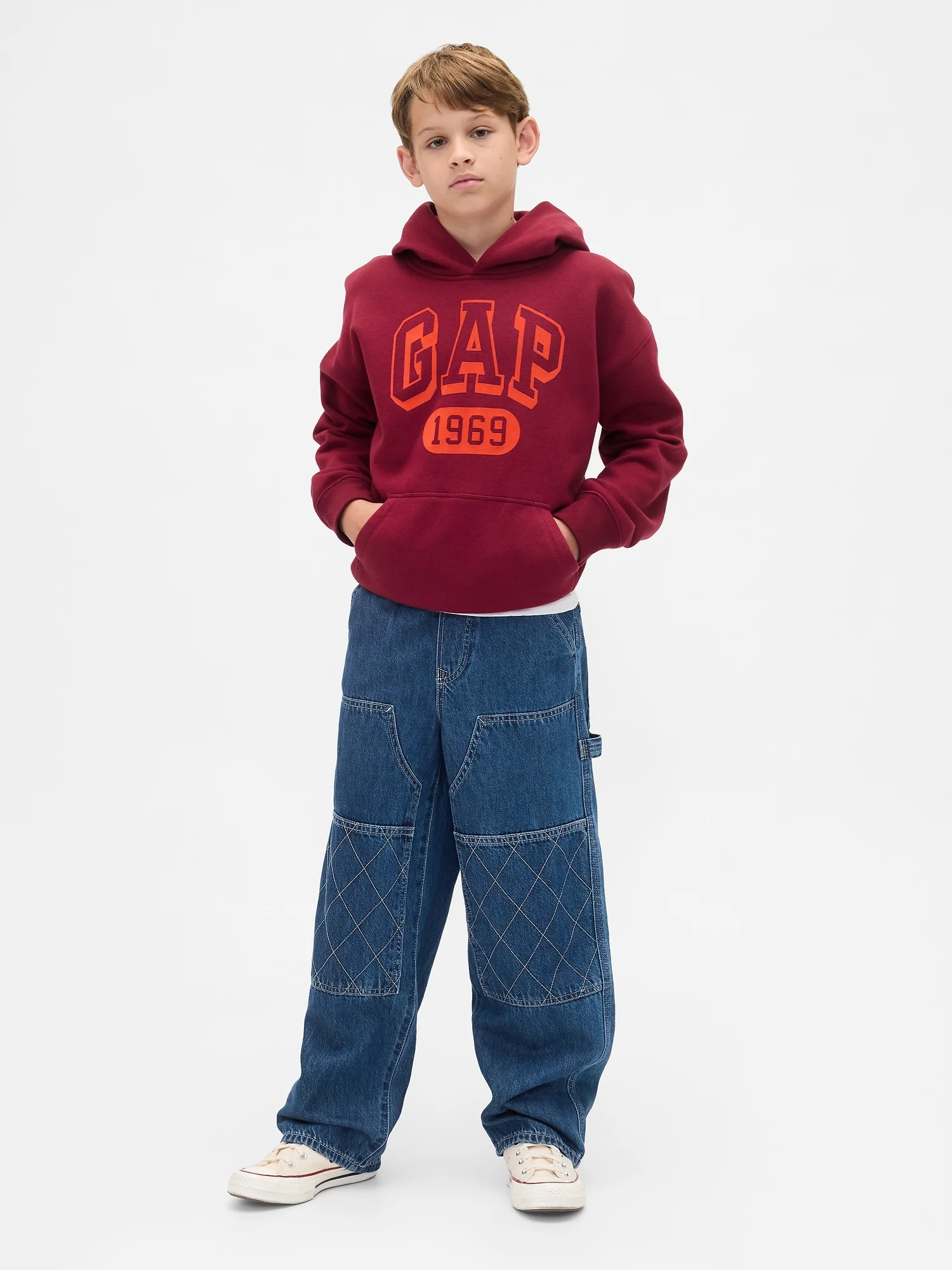 Φωτογραφία προϊόντος: GAP Παιδικό Easy Baggy Carpenter Τζιν Παντελόνι Dark wash