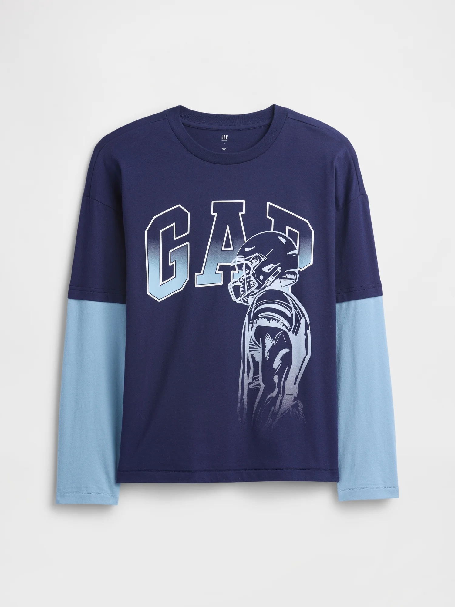 Φωτογραφία προϊόντος: GAP Παιδική Relaxed Graphic Μπλούζα NEW NAVY