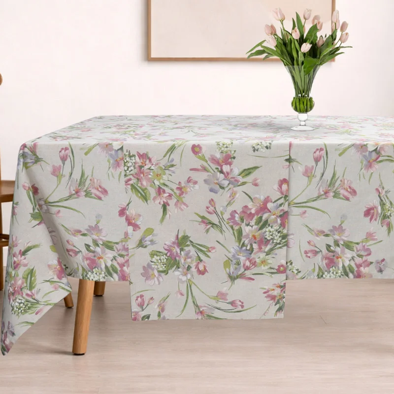 Φωτογραφία προϊόντος: Καρέ 85x85 Dimeco Floral Pink 85x85