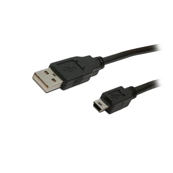 Φωτογραφία προϊόντος: Καλώδιο MediaRange USB 2.0 AM/Mini-BM (Mini-USB) 1.5M Black (MRCS113)