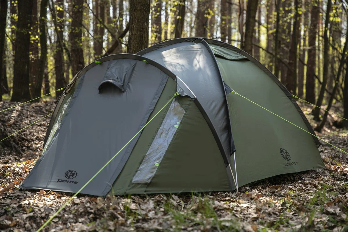 Φωτογραφία προϊόντος: Σκηνή Camping Peme Climate 3 Ατόμων με Προθάλαμο & Αδιάβροχη Προστασία