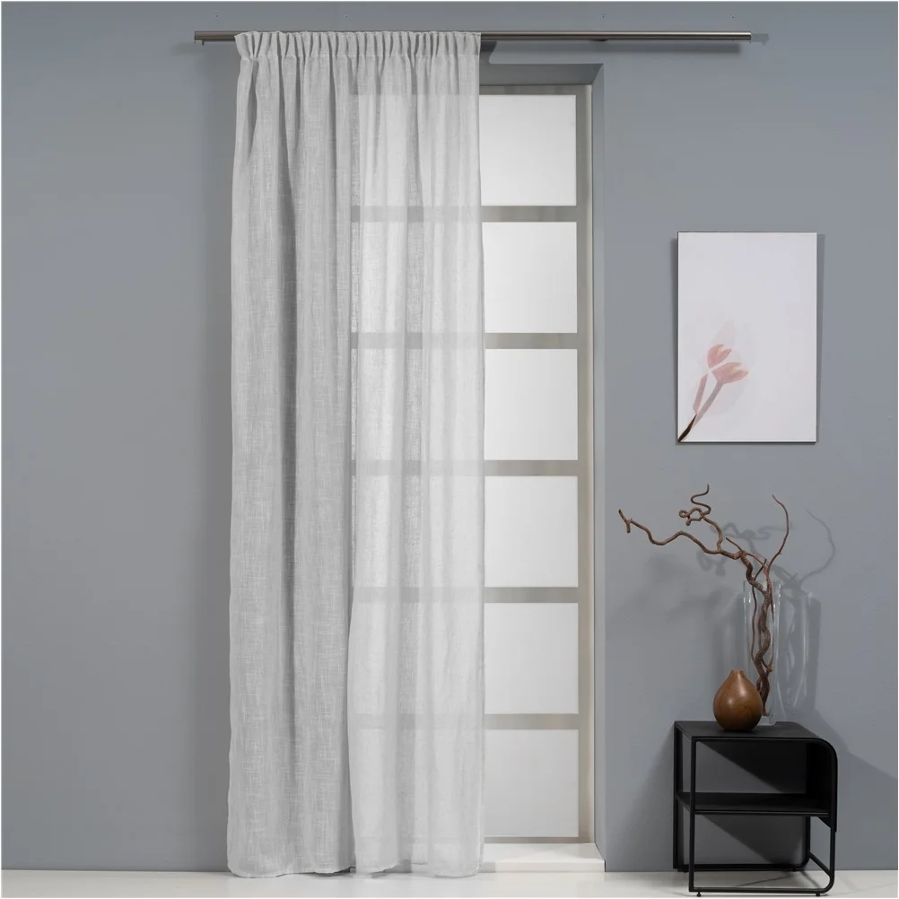 Φωτογραφία προϊόντος: Κουρτίνα Hontona 140x270cm, 200gsm, 100% polyester, γκρι, με τρέσα, Artisti Italiani AI-IR-11880