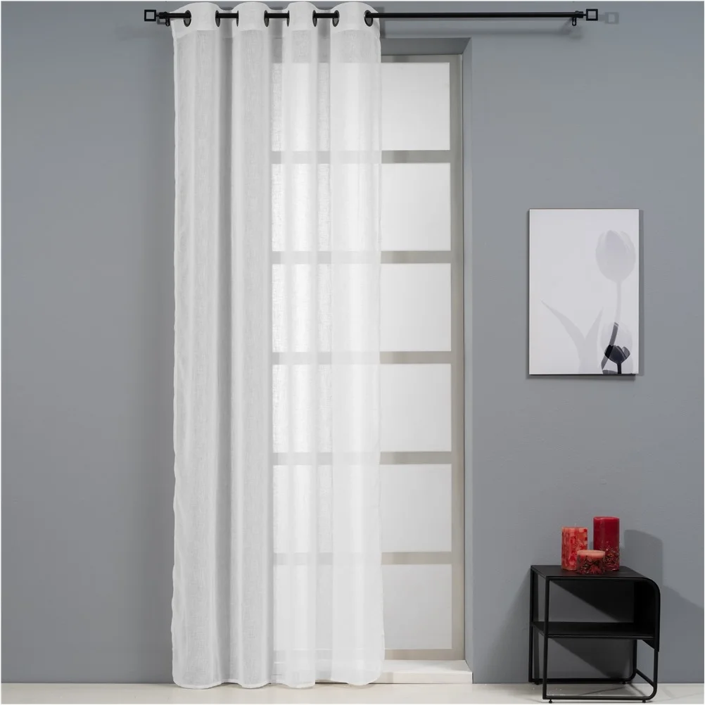 Φωτογραφία προϊόντος: Κουρτίνα Polylinen 140x260cm, 140gsm, 20/20/60% linen/cotton/pol., λευκή, με τρουκς, Artisti Italiani AI-IR-11871