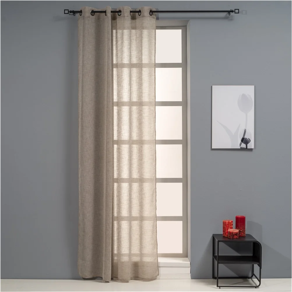Φωτογραφία προϊόντος: Κουρτίνα Linen Look 140x260cm, 130gsm, 100% polyester, μπεζ, με τρουκς, Artisti Italiani AI-IR-10687