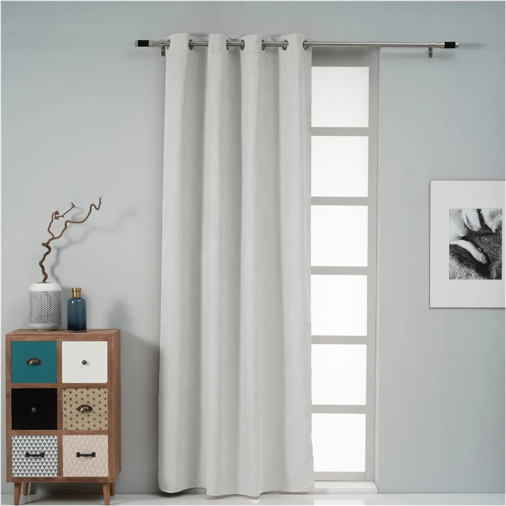 Φωτογραφία προϊόντος: Κουρτίνα Suede 140x260cm, 130gsm, γκρι, με τρουκς, Artisti Italiani AI-IR-10703