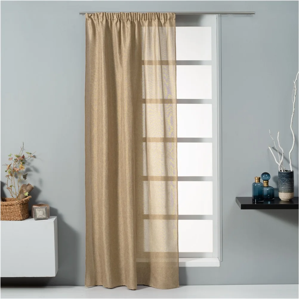 Φωτογραφία προϊόντος: Κουρτίνα Trieste 140x270cm, 230gsm, μπεζ, με τρέσα, Artisti Italiani AI-IR-10690