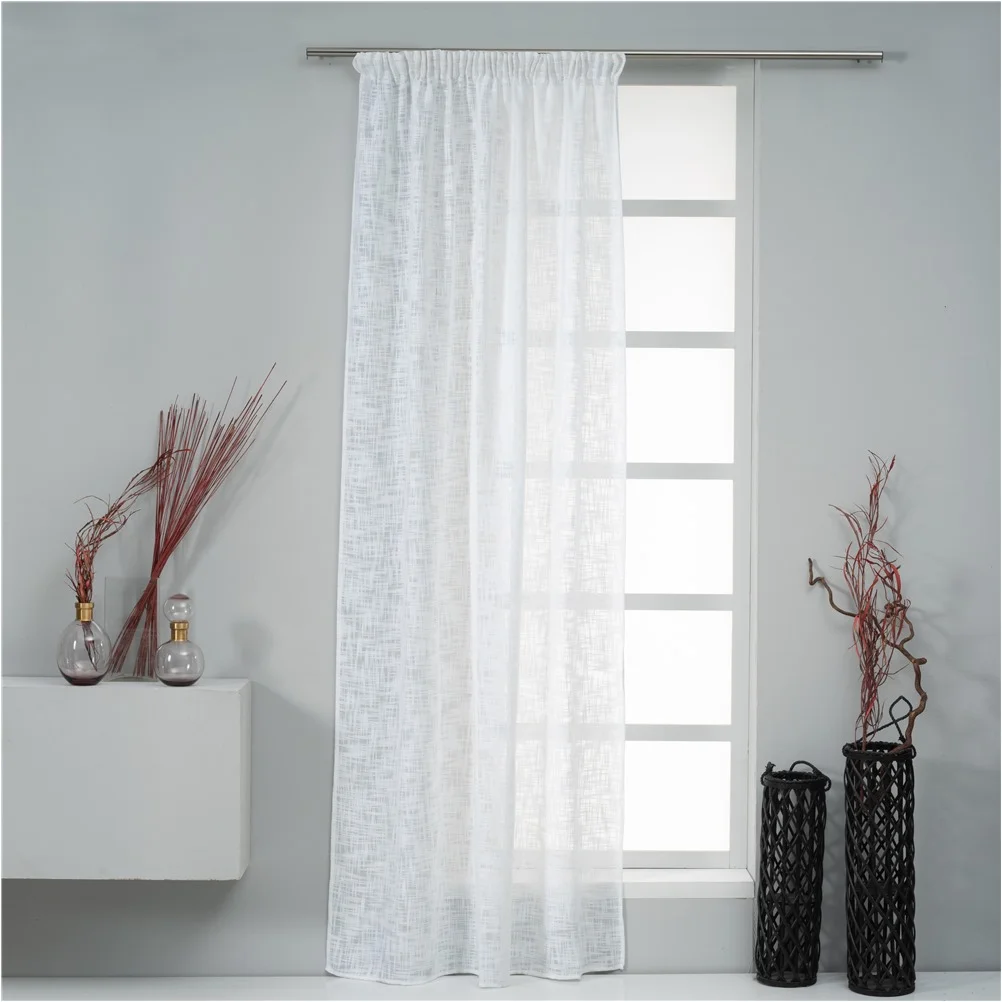Φωτογραφία προϊόντος: Κουρτίνα Rope 140x270cm, 300gsm, λευκή, με τρέσα, Artisti Italiani AI-IR-10694