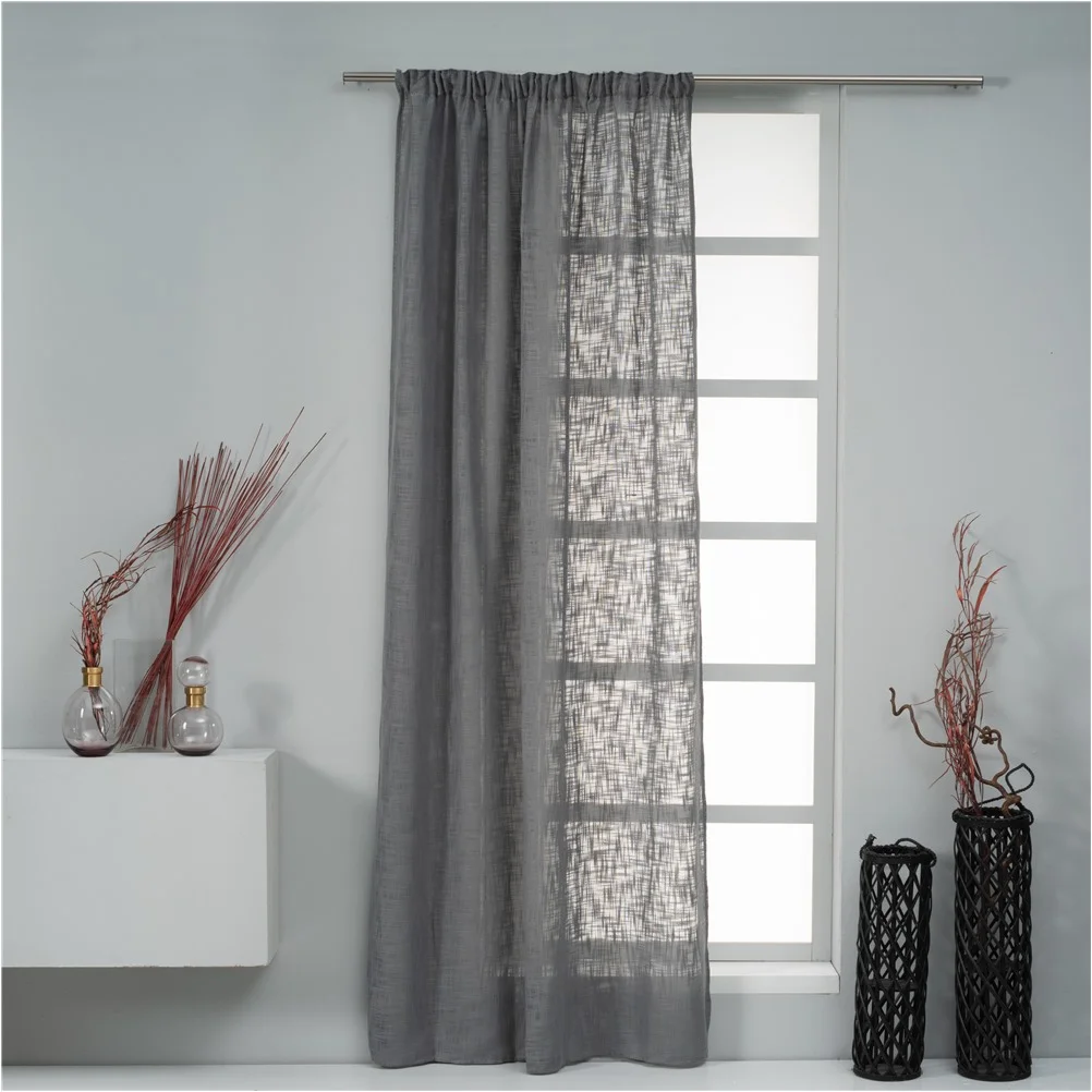 Φωτογραφία προϊόντος: Κουρτίνα Rope 140x270cm, 300gsm, γκρι, με τρέσα, Artisti Italiani AI-IR-10698