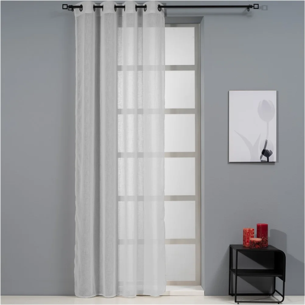 Φωτογραφία προϊόντος: Κουρτίνα Polylinen 140x260cm, 140gsm, 20/20/60% linen/cotton/pol., γκρι, με τρουκς, Artisti Italiani AI-IR-11875