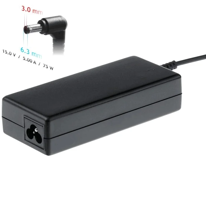 Φωτογραφία προϊόντος: Τροφοδοτικό Laptop Akyga AK-ND-14 15V / 5.0A 75W 6.3 x 3.0mm Συμβατό με Toshiba 1.2m