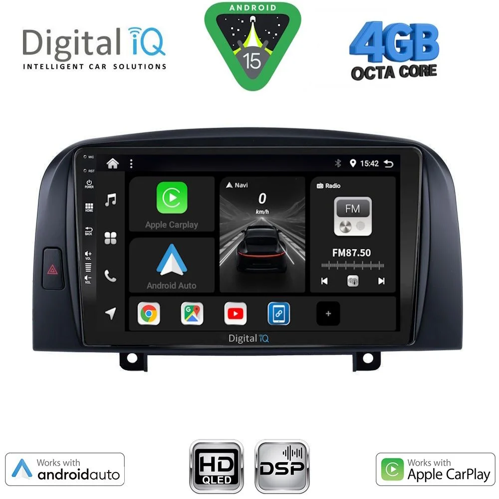 Φωτογραφία προϊόντος: DIGITAL IQ BXF 16248_CPAA (9inc) MULTIMEDIA TABLET for HYUNDAI SONATA mod. 2006-2009