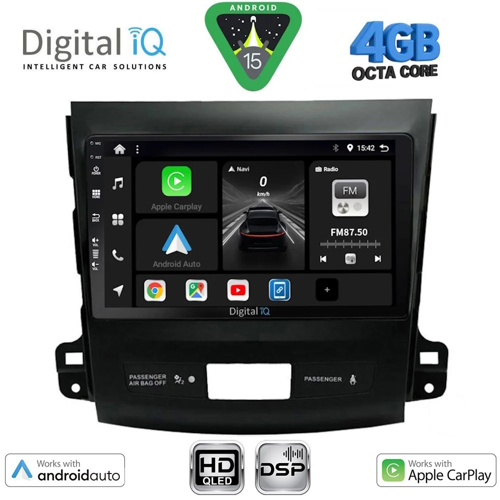 Φωτογραφία προϊόντος: DIGITAL IQ BXF 16442_CPAA (9inc) MULTIMEDIA TABLET for CITROEN C-CROSSER | MITSUBISHI OUTLANDER | PEUGEOT 4007 mod. 2006-2012