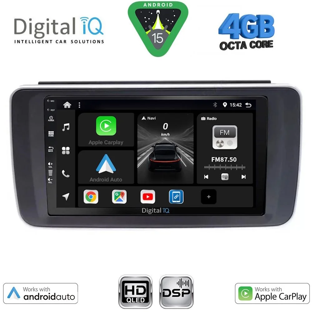 Φωτογραφία προϊόντος: DIGITAL IQ BXF 16473_CPAA (9inc) MULTIMEDIA TABLET for NISSAN LEAF mod. 2018-2026