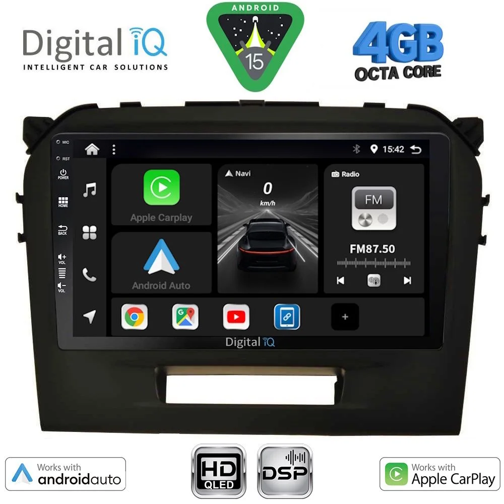 Φωτογραφία προϊόντος: DIGITAL IQ BXF 16697BL_CPAA (9inc) MULTIMEDIA TABLET for SUZUKI VITARA mod. 2016-2025 (BLACK)