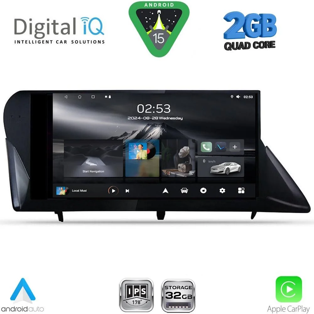 Φωτογραφία προϊόντος: DIGITAL IQ RSD 1346_CPA (9inc) MULTIMEDIA TABLET for LEXUS RX mod. 2009-2014