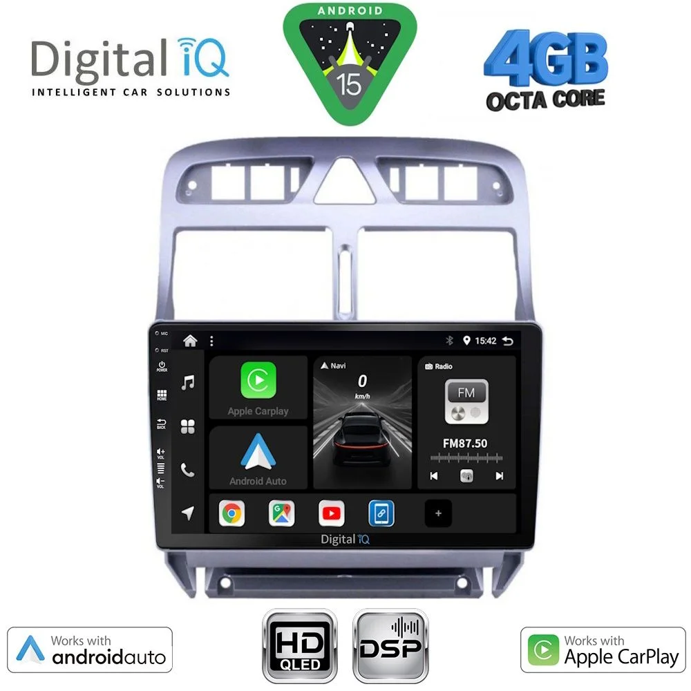 Φωτογραφία προϊόντος: DIGITAL IQ BXF 16512_CPAA (9inc) MULTIMEDIA TABLET for PEUGEOT 307 mod. 2001-2008