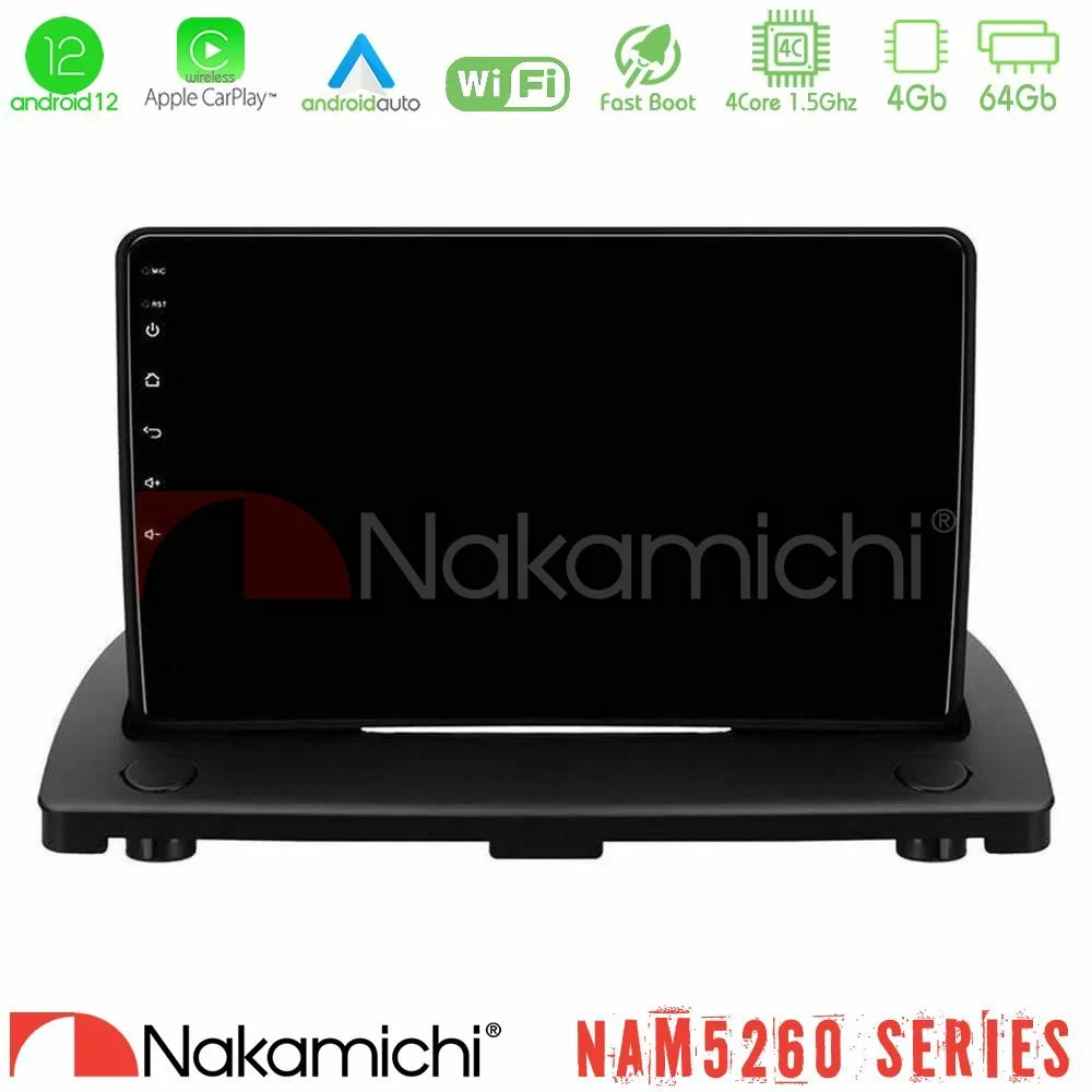 Φωτογραφία προϊόντος: Nakamichi NAM5260 Series 4Core Android12 4+64GB Volvo XC90 2006-2014 Navigation Multimedia Tablet 9 Με Carplay & Android Auto