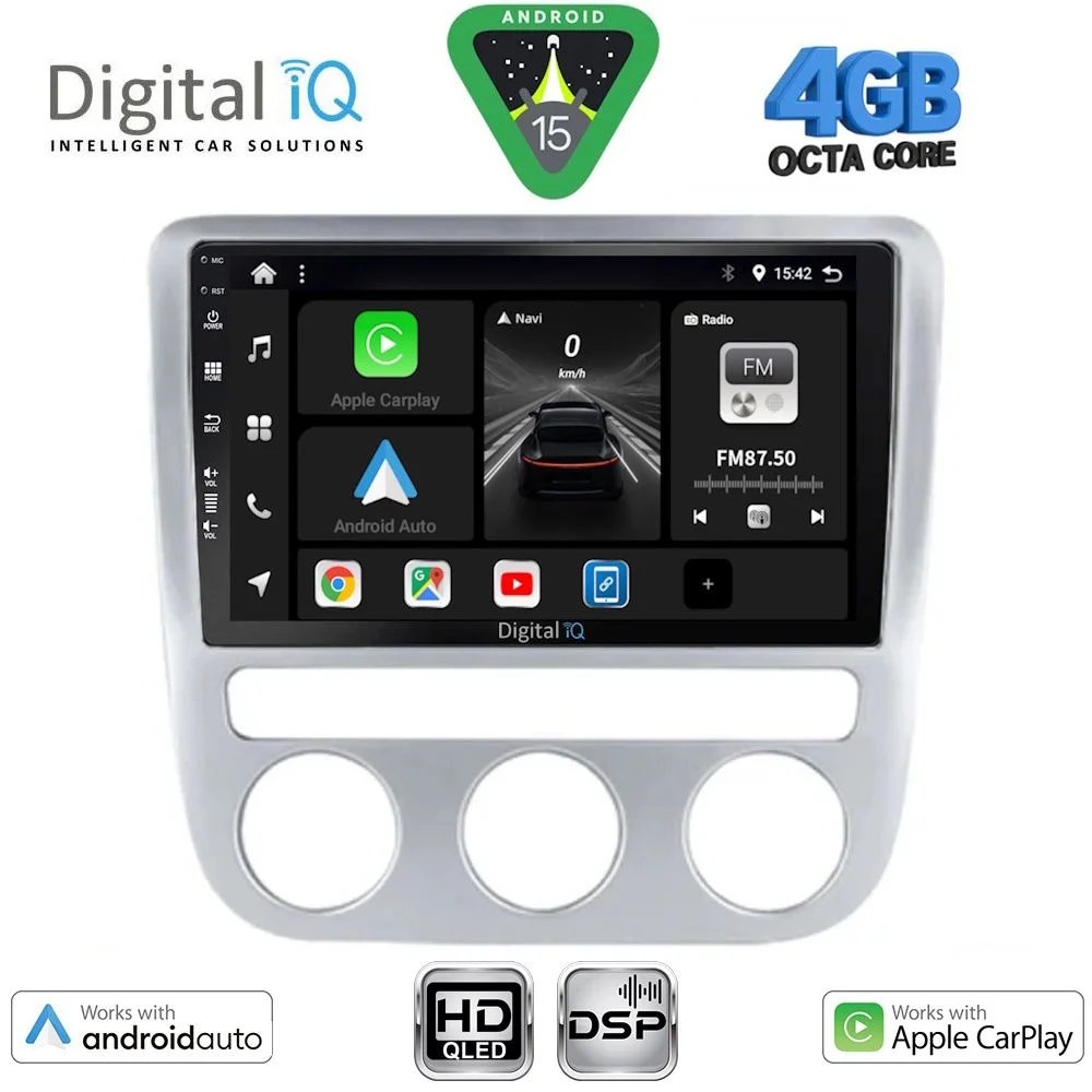 Φωτογραφία προϊόντος: DIGITAL IQ BXF 16752_CPAA CLIMA (9inc) MULTIMEDIA TABLET for VW EOS mod. 2006-2016 - SCIROCCO mod. 2008-2010