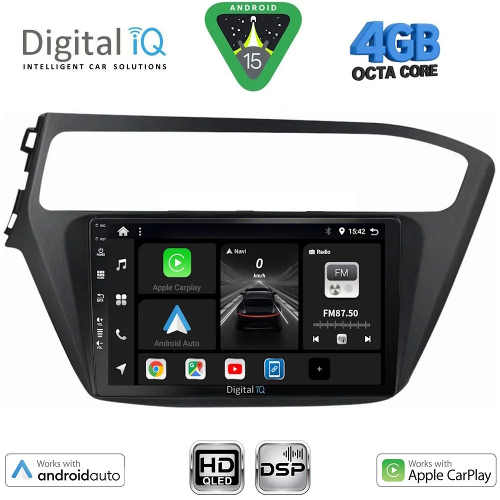 Φωτογραφία προϊόντος: DIGITAL IQ BXF 16230_CPAA (9inc) MULTIMEDIA TABLET for HYUNDAI i20 mod. 2018-2021