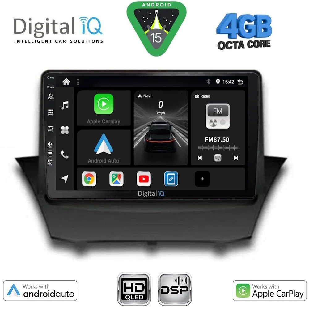 Φωτογραφία προϊόντος: DIGITAL IQ BXF 16154A_CPAA (9inc) MULTIMEDIA TABLET for FORD FIESTA mod. 2008-2017