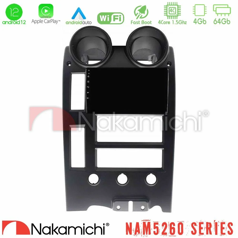 Φωτογραφία προϊόντος: Nakamichi NAM5260 Series Hummer H2 2002-2007 4Core Android12 4+64GB Navigation Multimedia Tablet 9″ Με Carplay & Android Auto