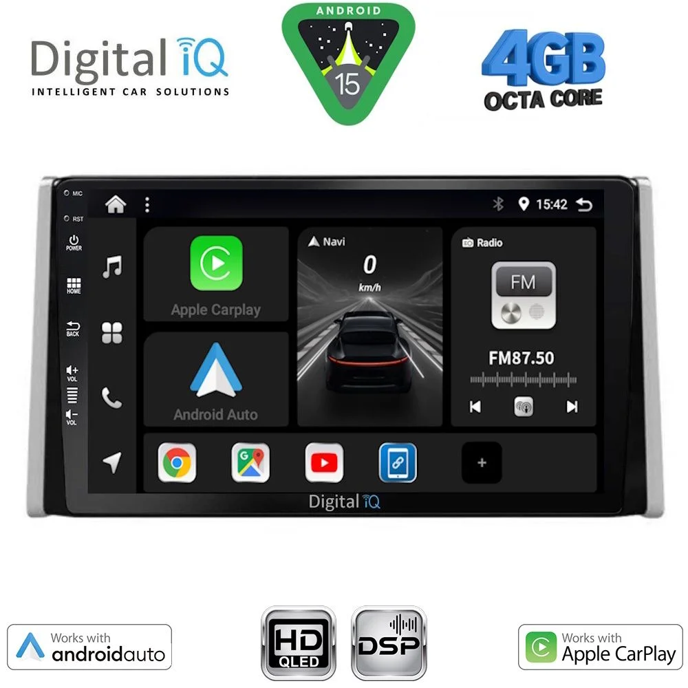 Φωτογραφία προϊόντος: DIGITAL IQ BXF 16734_CPAA (10inc) MULTIMEDIA TABLET for TOYOTA RAV 4 mod. 2019-2025