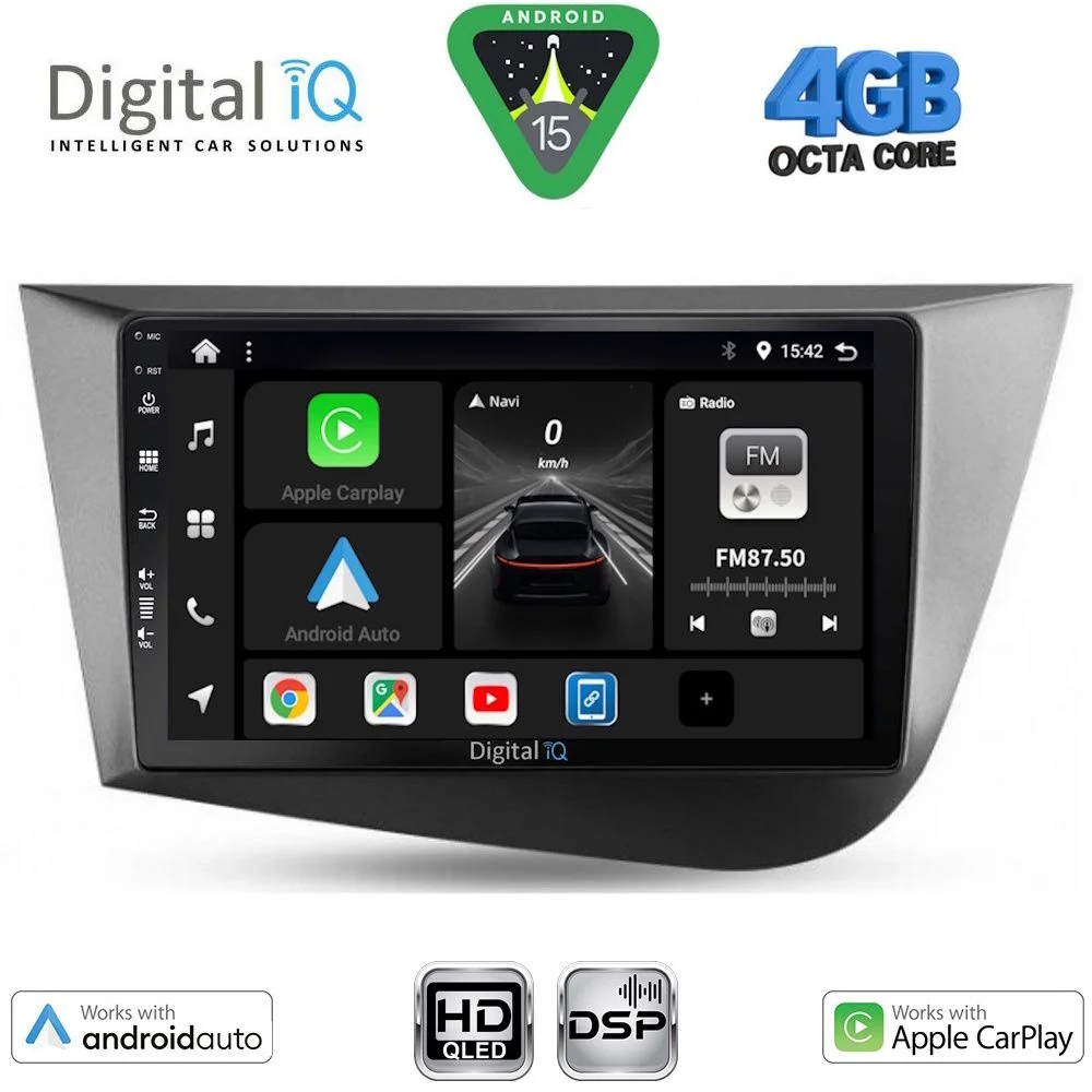 Φωτογραφία προϊόντος: DIGITAL IQ BXF 16574_CPAA (9inc) MULTIMEDIA TABLET for SEAT LEON mod. 2005-2012