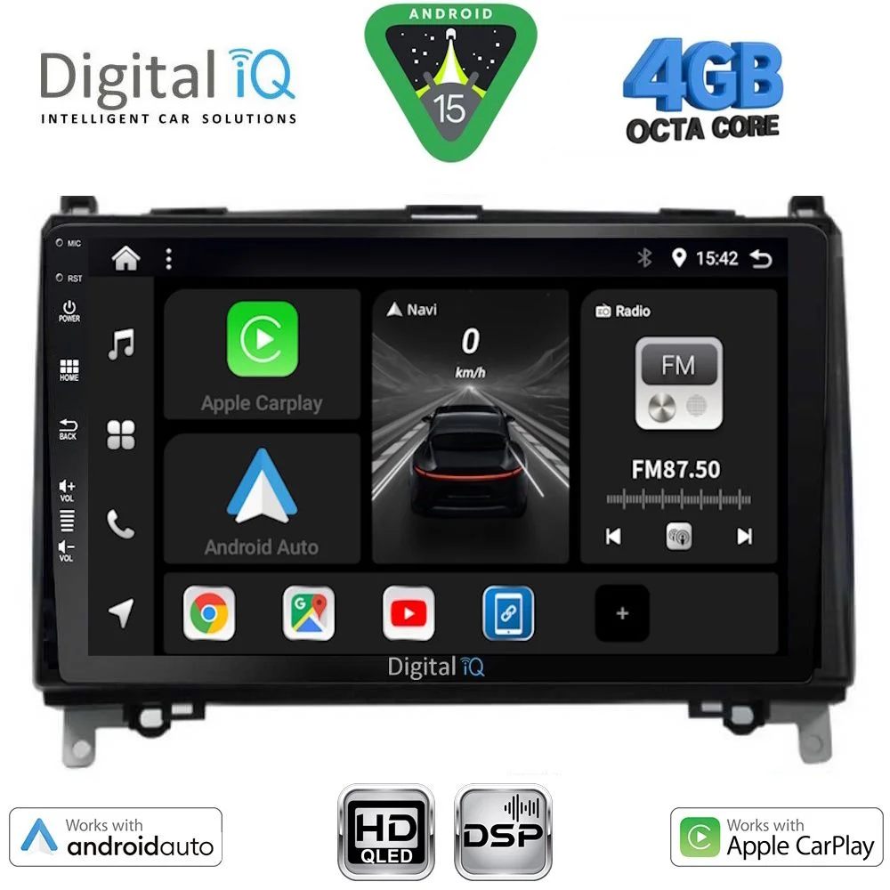 Φωτογραφία προϊόντος: DIGITAL IQ BXF 16400_CPAA (9inc) MULTIMEDIA TABLET for MERCEDES A – B -SPRINTER – VITO mod. 2007-2019