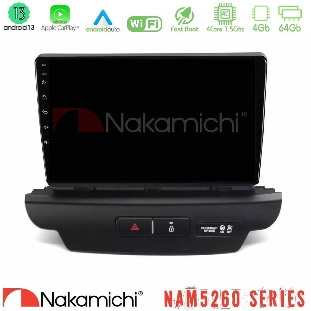 Φωτογραφία προϊόντος: Nakamichi NAM5260 Series 4Core Android13 4+64GB Kia Ceed 2018-2023 Navigation Multimedia Tablet 9 Με Carplay & Android Auto (Low Version)
