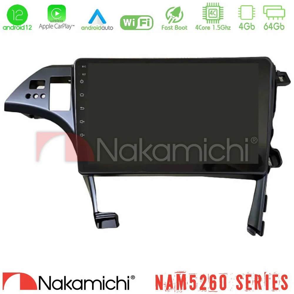 Φωτογραφία προϊόντος: Nakamichi NAM5260 Series 4Core Android12 4+64GB Toyota Prius 2010-2015 Navigation Multimedia Tablet 10 Με Carplay & Android Auto