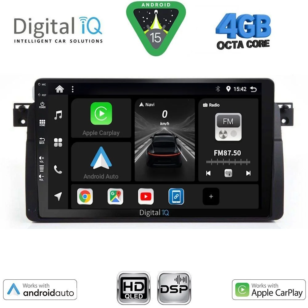 Φωτογραφία προϊόντος: DIGITAL IQ BXF 16042_CPAA (9inc) MULTIMEDIA TABLET for BMW E46 mod. 1998-2005