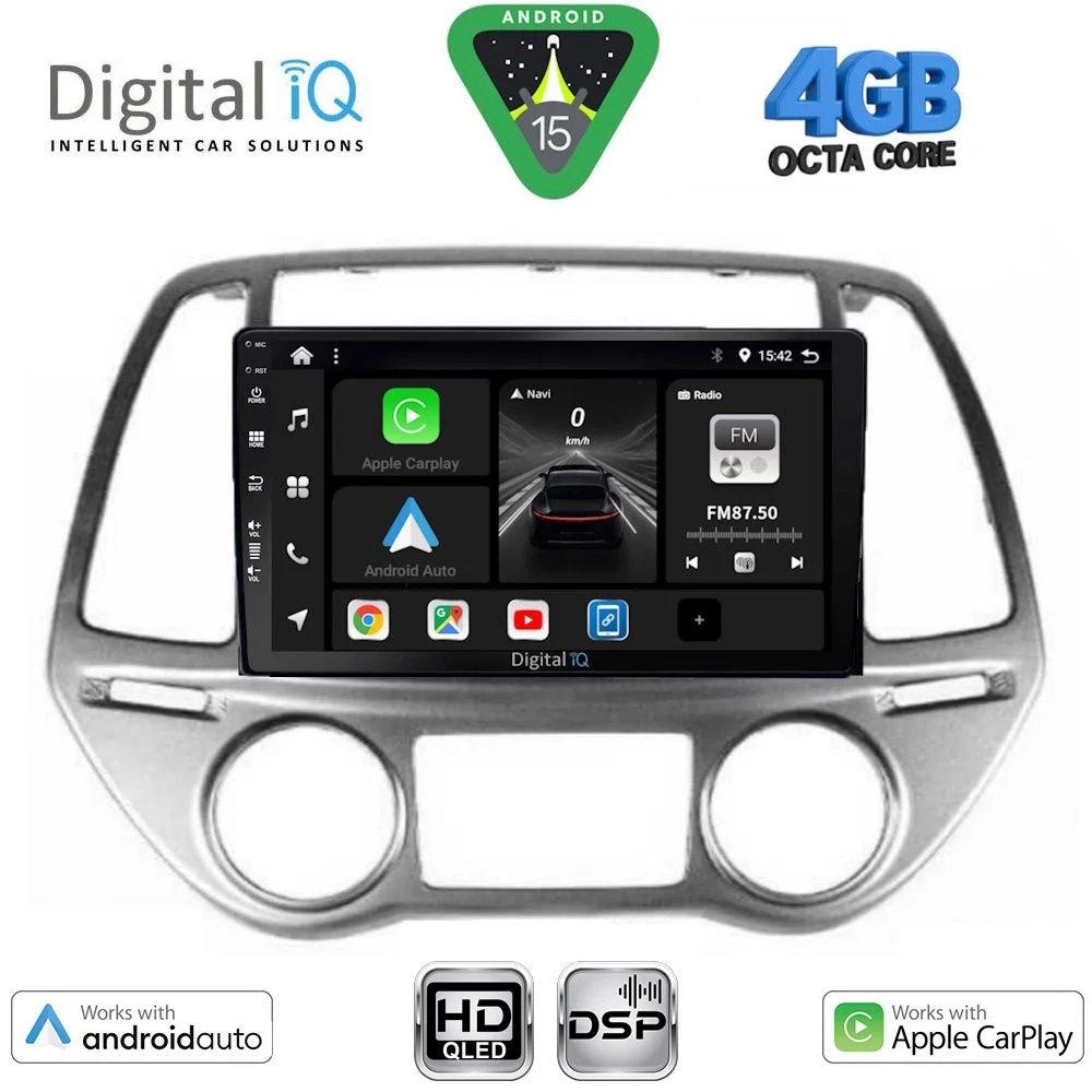 Φωτογραφία προϊόντος: DIGITAL IQ BXF 16227_CPAA CLIMA (9inc) MULTIMEDIA TABLET for HYUNDAI i20 mod. 2008-2012