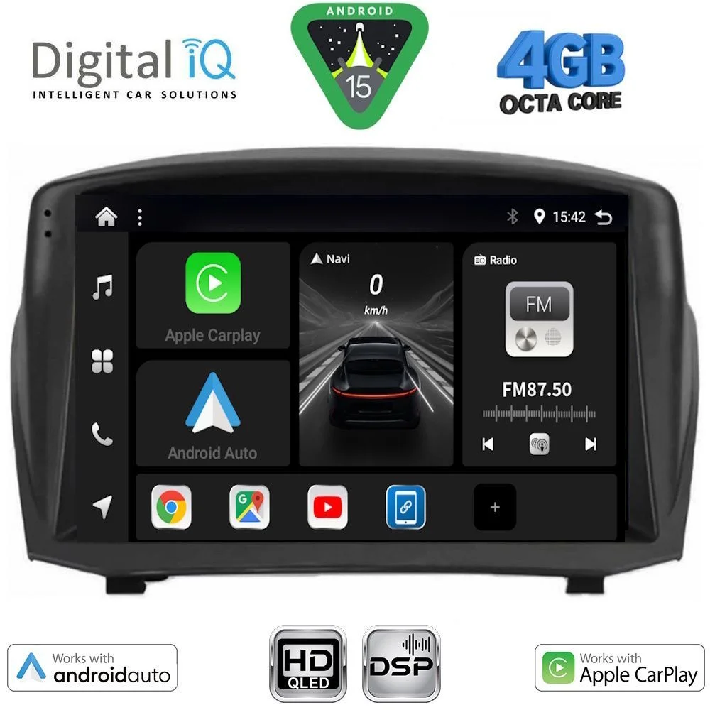Φωτογραφία προϊόντος: DIGITAL IQ BXF 16154B_CPAA (9inc) MULTIMEDIA TABLET for FORD FIESTA mod. 2008-2017