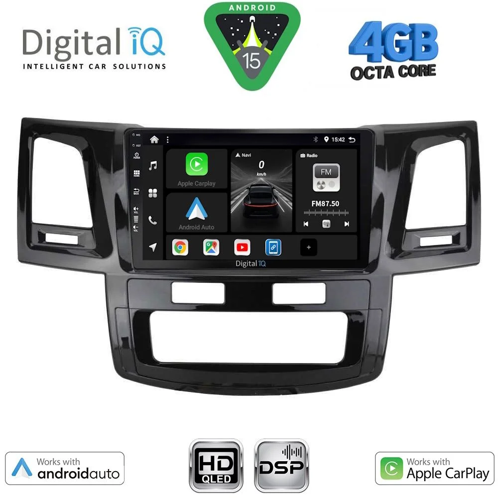 Φωτογραφία προϊόντος: DIGITAL IQ BXF 16720_CPAA (9inc) MULTIMEDIA TABLET for TOYOTA HILUX mod. 2005-2016