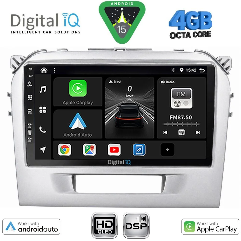 Φωτογραφία προϊόντος: DIGITAL IQ BXF 16697SL_CPAA (9inc) MULTIMEDIA TABLET for SUZUKI VITARA mod. 2016-2025 (SILVER)