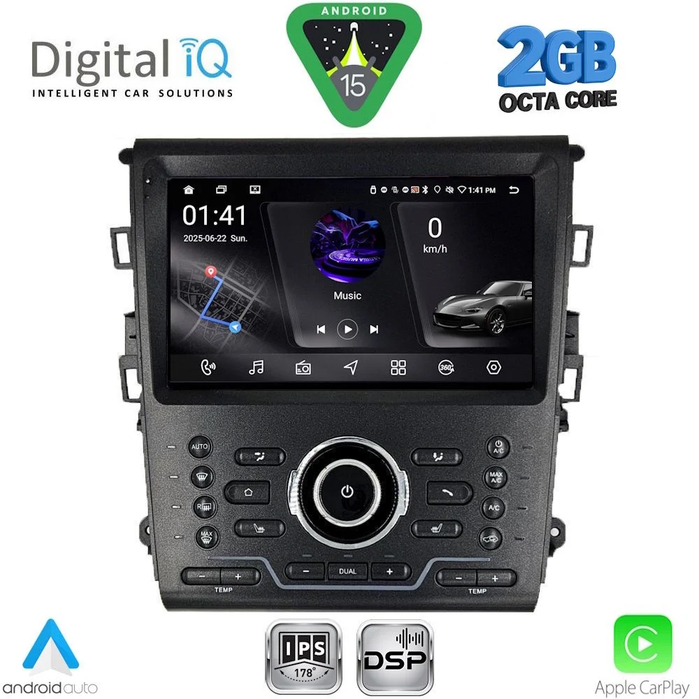 Φωτογραφία προϊόντος: DIGITAL IQ RSF 4164_CPA CLIMA (9inc) MULTIMEDIA TABLET for FORD MONDEO mod. 2014-2023