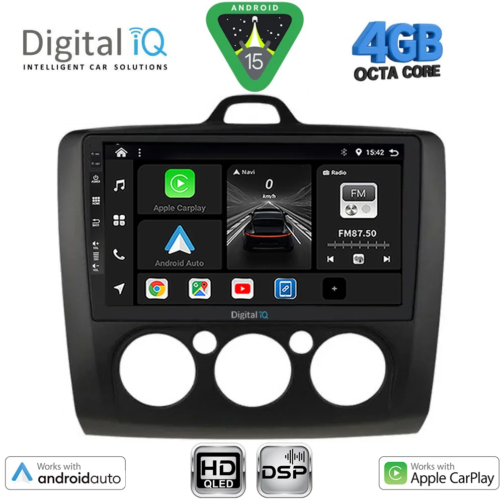 Φωτογραφία προϊόντος: DIGITAL IQ BXF 16156BL_CPAA A/C (9inc) MULTIMEDIA TABLET for FORD FOCUS mod. 2005-2012 (BLACK)