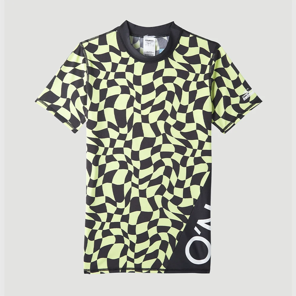 Φωτογραφία προϊόντος: O'neill Boy's Crazy Shortsleeve UPF 50+ Sun Protection Skin Μαύρο - Κίτρινο 4800055-42014 (O'neill)