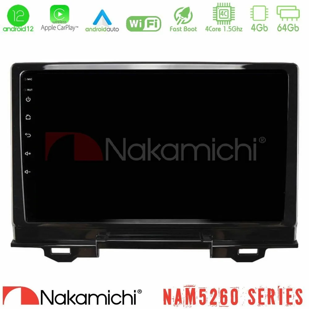 Φωτογραφία προϊόντος: Nakamichi NAM5260 Series 4Core Android12 4+64GB Honda HR-V 2021-> Navigation Multimedia Tablet 9 Με Carplay & Android Auto