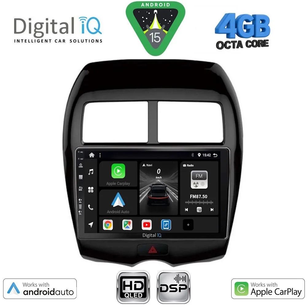 Φωτογραφία προϊόντος: DIGITAL IQ BXF 16430_CPAA (10inc) MULTIMEDIA TABLET for MITSUBISHI ASX mod. 2009-2020 - PEUGEOT 4008 mod. 2012-2018