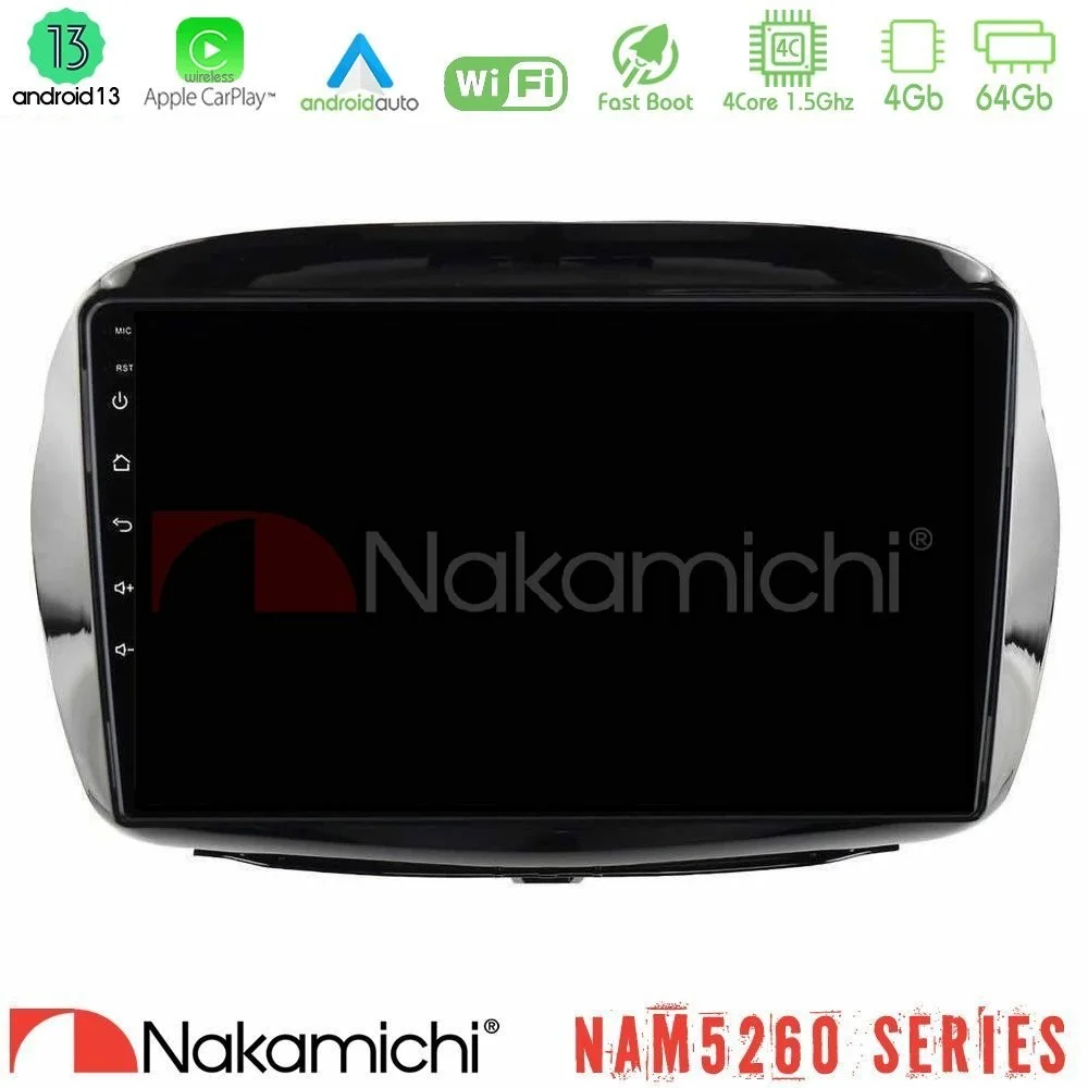 Φωτογραφία προϊόντος: Nakamichi NAM5260 Series 4Core Android13 4+64GB Honda FR-V 2004-2009 Navigation Multimedia Tablet 10 Με Carplay & Android Auto