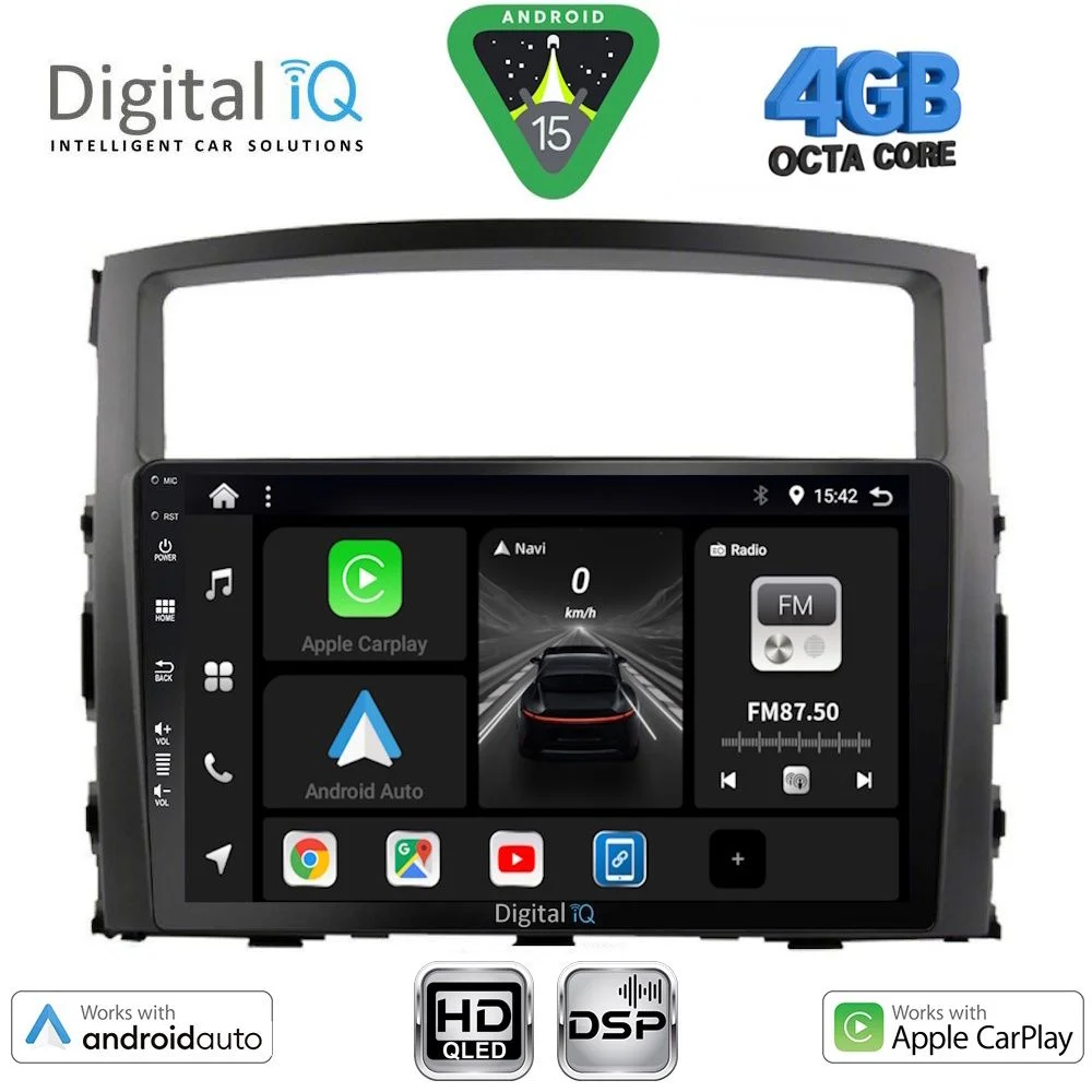 Φωτογραφία προϊόντος: DIGITAL IQ BXF 16446_CPAA (9inc) MULTIMEDIA TABLET for MITSUBISHI PAJERO mod. 2006-2013