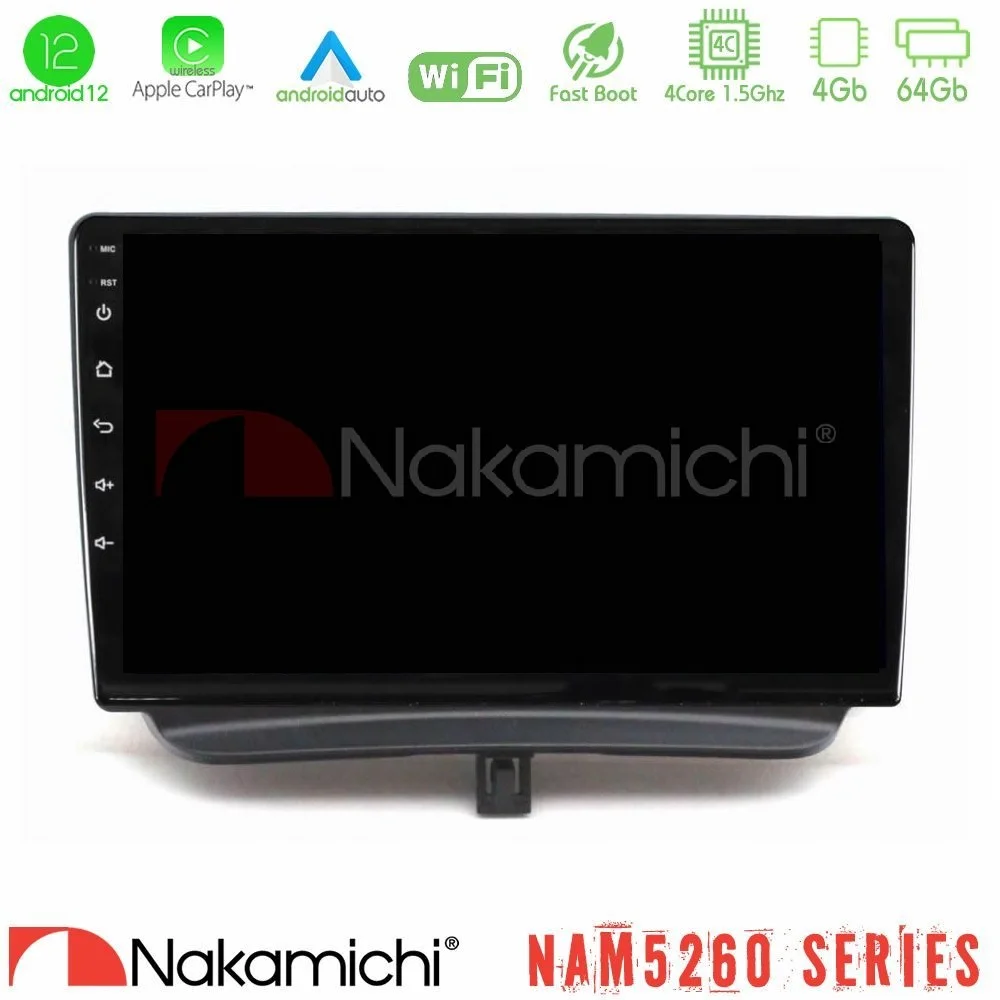 Φωτογραφία προϊόντος: Nakamichi NAM5260 Series 4Core Android12 4+64GB Ford Courier 2015-2023 Navigation Multimedia Tablet 9 Με Carplay & Android Auto