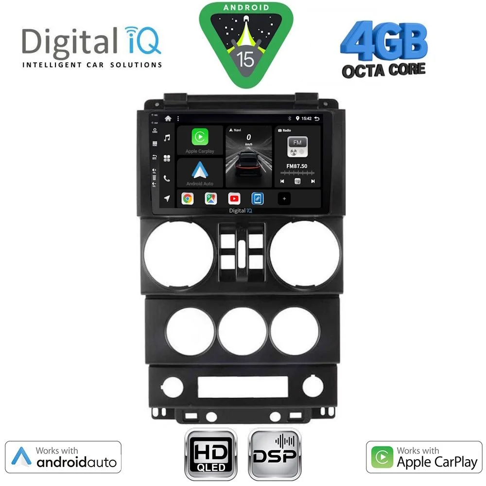 Φωτογραφία προϊόντος: DIGITAL IQ BXF 16294_CPAA (9inc) MULTIMEDIA TABLET for JEEP WRANGLER mod. 2006-2011