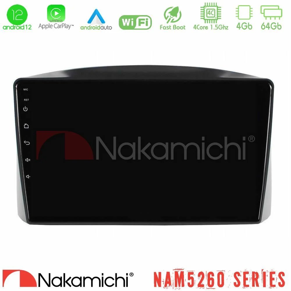 Φωτογραφία προϊόντος: Nakamichi NAM5260 Series Jeep Grand Cherokee 2005-2007 4Core Android12 4+64GB Navigation Multimedia Tablet 10″ Με Carplay & Android Auto Με Carplay & Android Auto