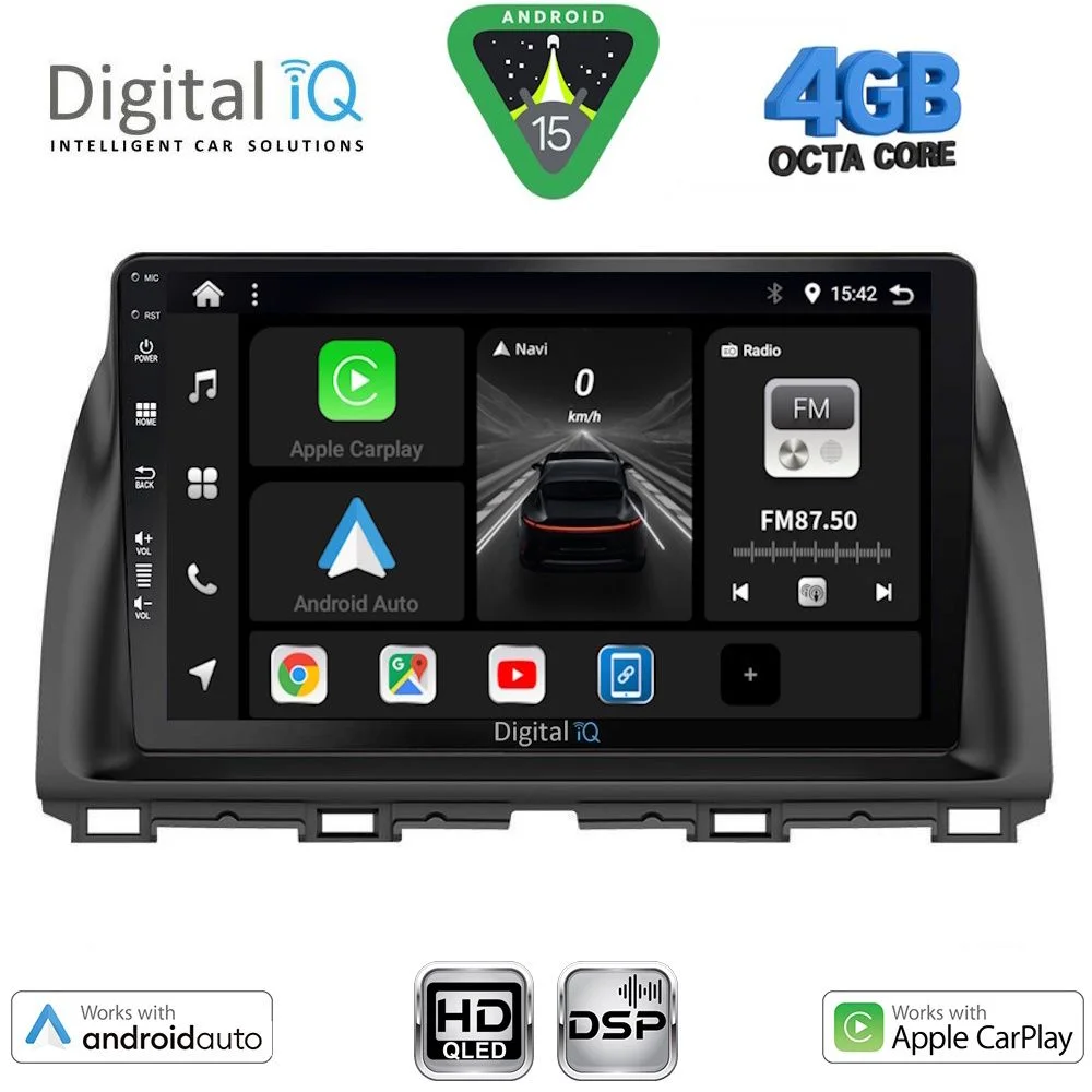 Φωτογραφία προϊόντος: DIGITAL IQ BXF 16380_CPAA (10inc) MULTIMEDIA TABLET for MAZDA CX5 mod. 2013-2017